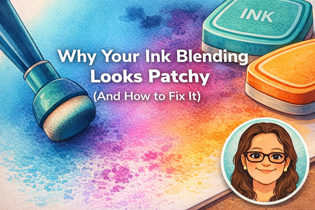 Ink blending image with blending brushes and Natalie's author avatar