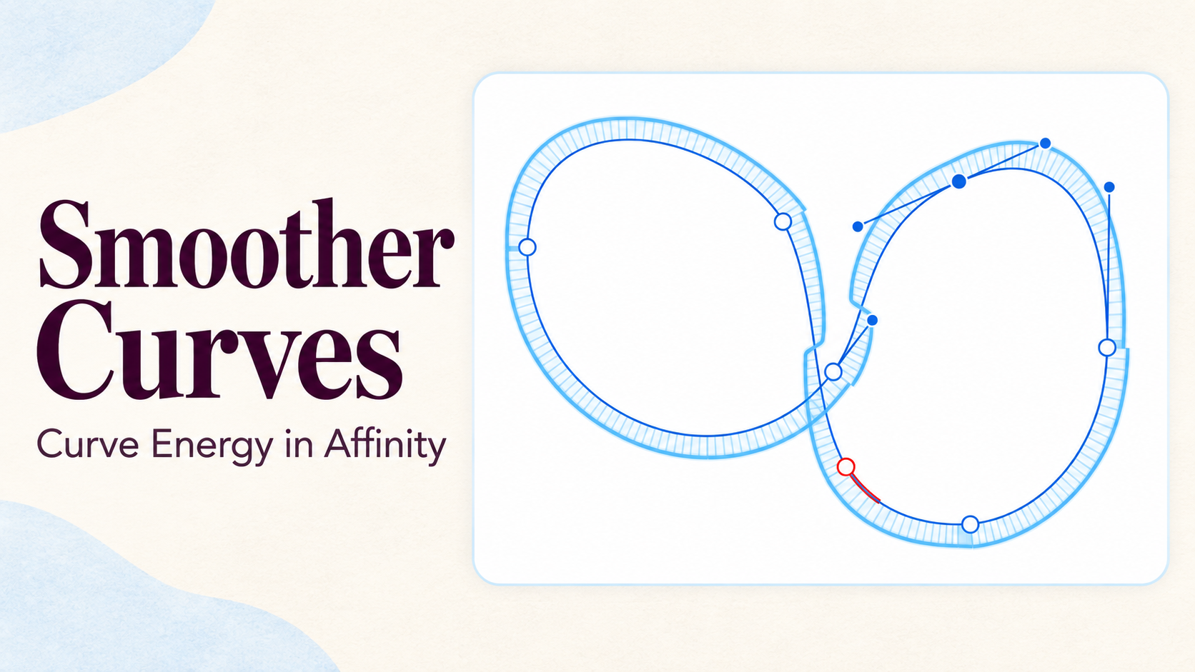Affinity Curve Energy: Smoother curves for cutters