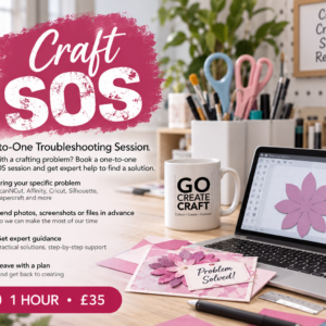 Craft SOS poster image - don't get frustrated when things go wrong, we're here to help