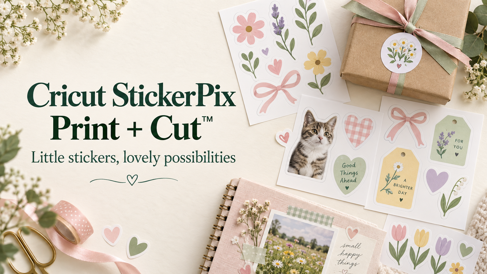 Cricut StickerPix Print + Cut